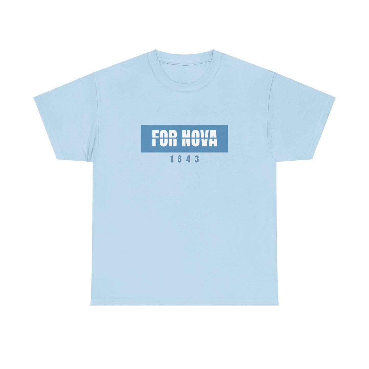 For Nova 1842 Light Blue Tee