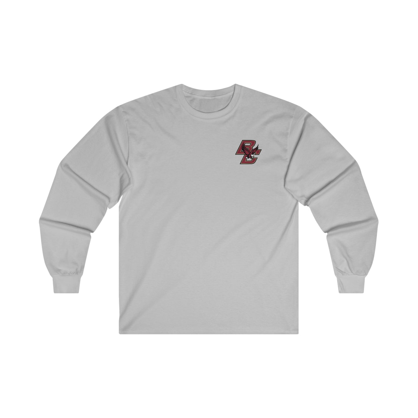 Boston College Corner Logo Cotton Long Sleeve