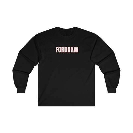 Black Fordham Cotton Long Sleeve