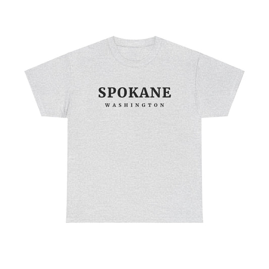 Grey Spokane Washington Tee