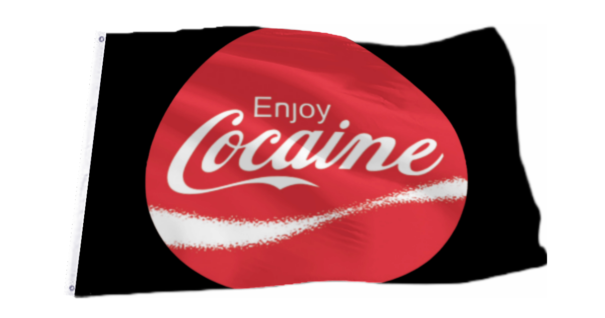 Enjoy Cocaine Flag