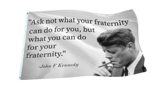 JFK Fraternity Flag