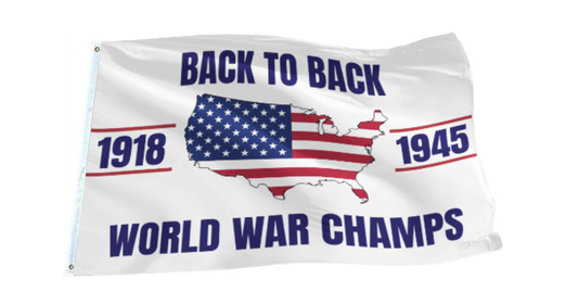 Back to Back World Champs Flag