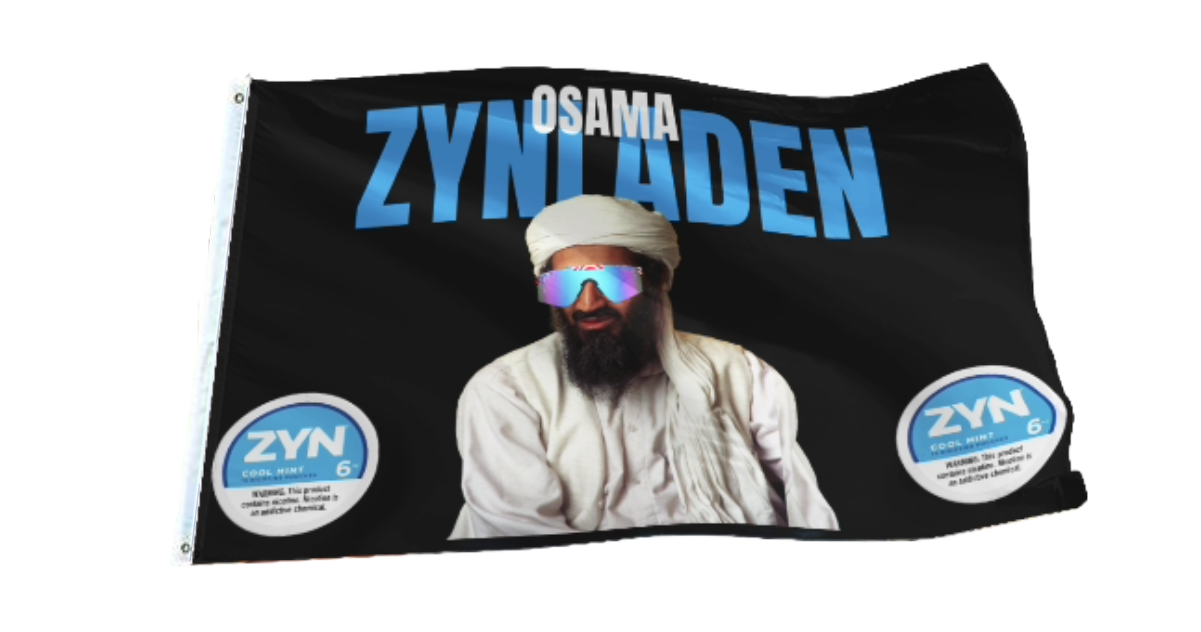 zyn laden flag