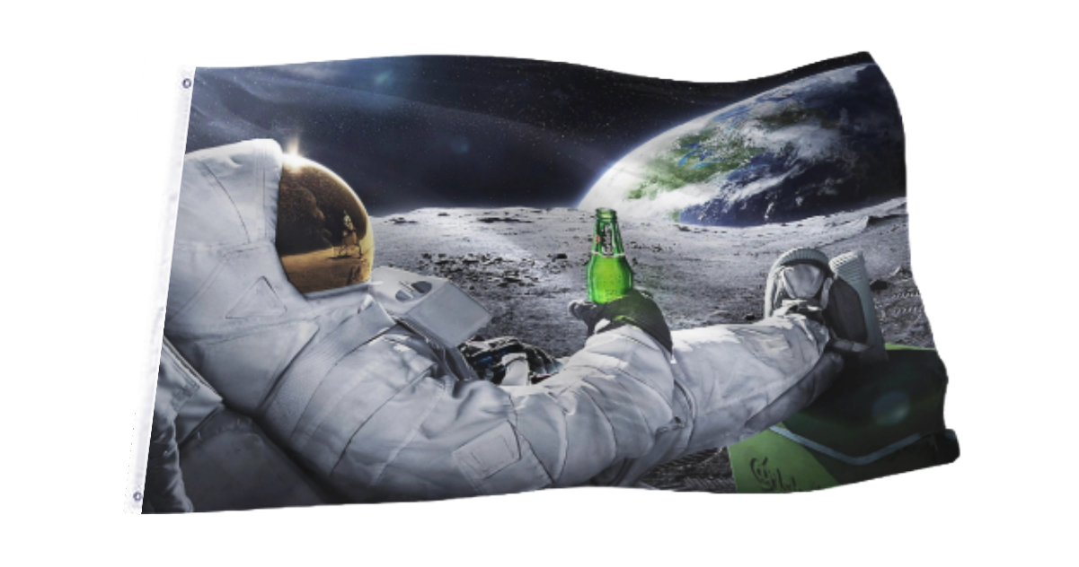 Drinking Astronaut Flag