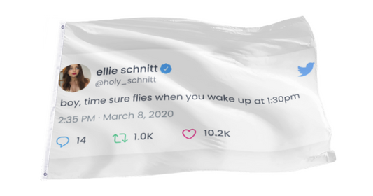 Ellie Schnitt Tweet Flag