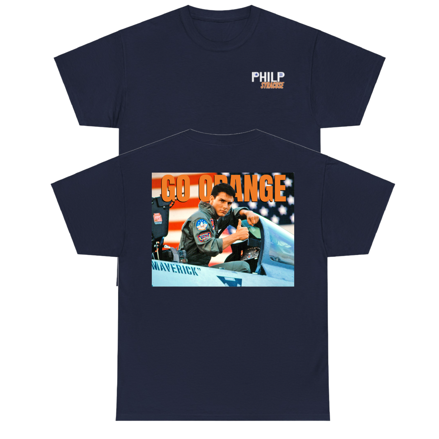 Maverick Go Orange Tee